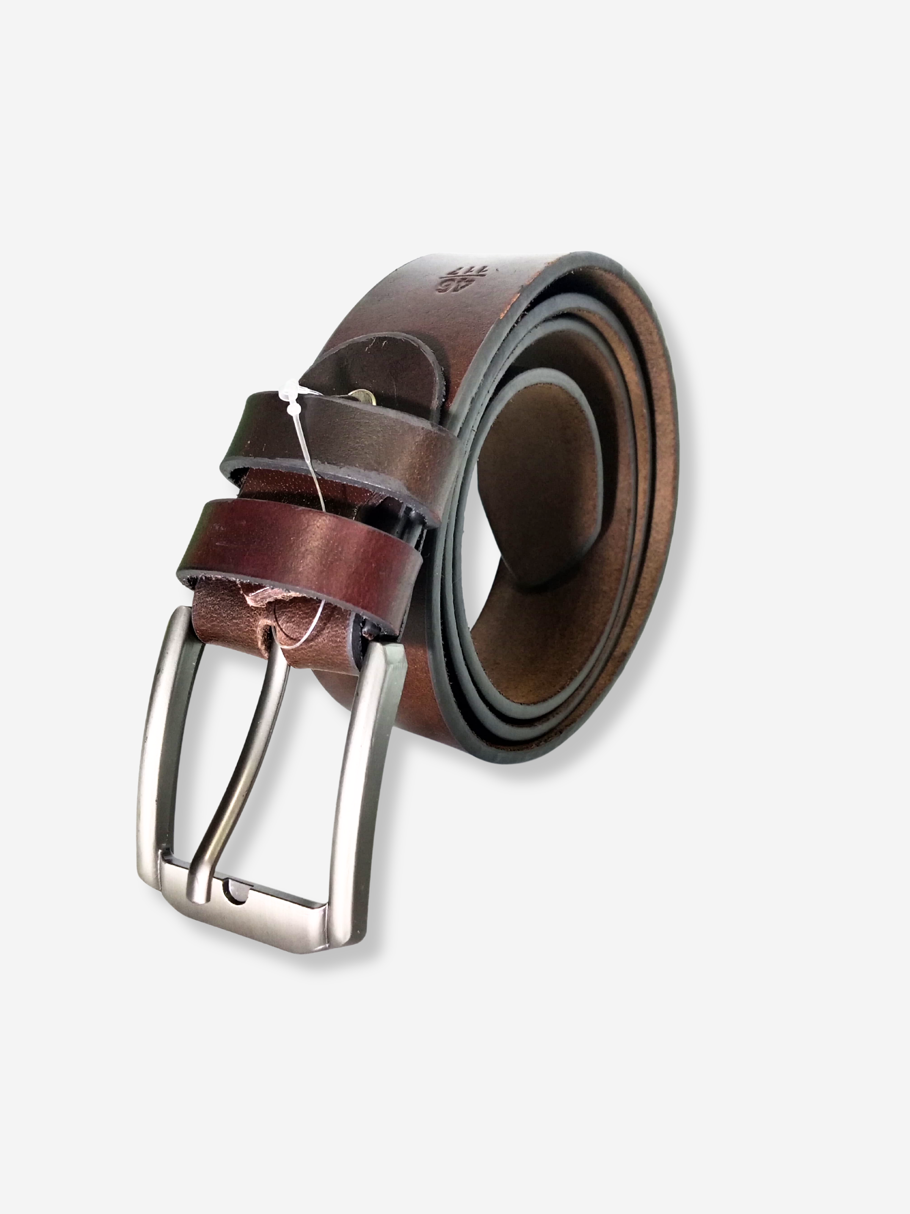 Steel Forge - Rich Brown Leather Belt