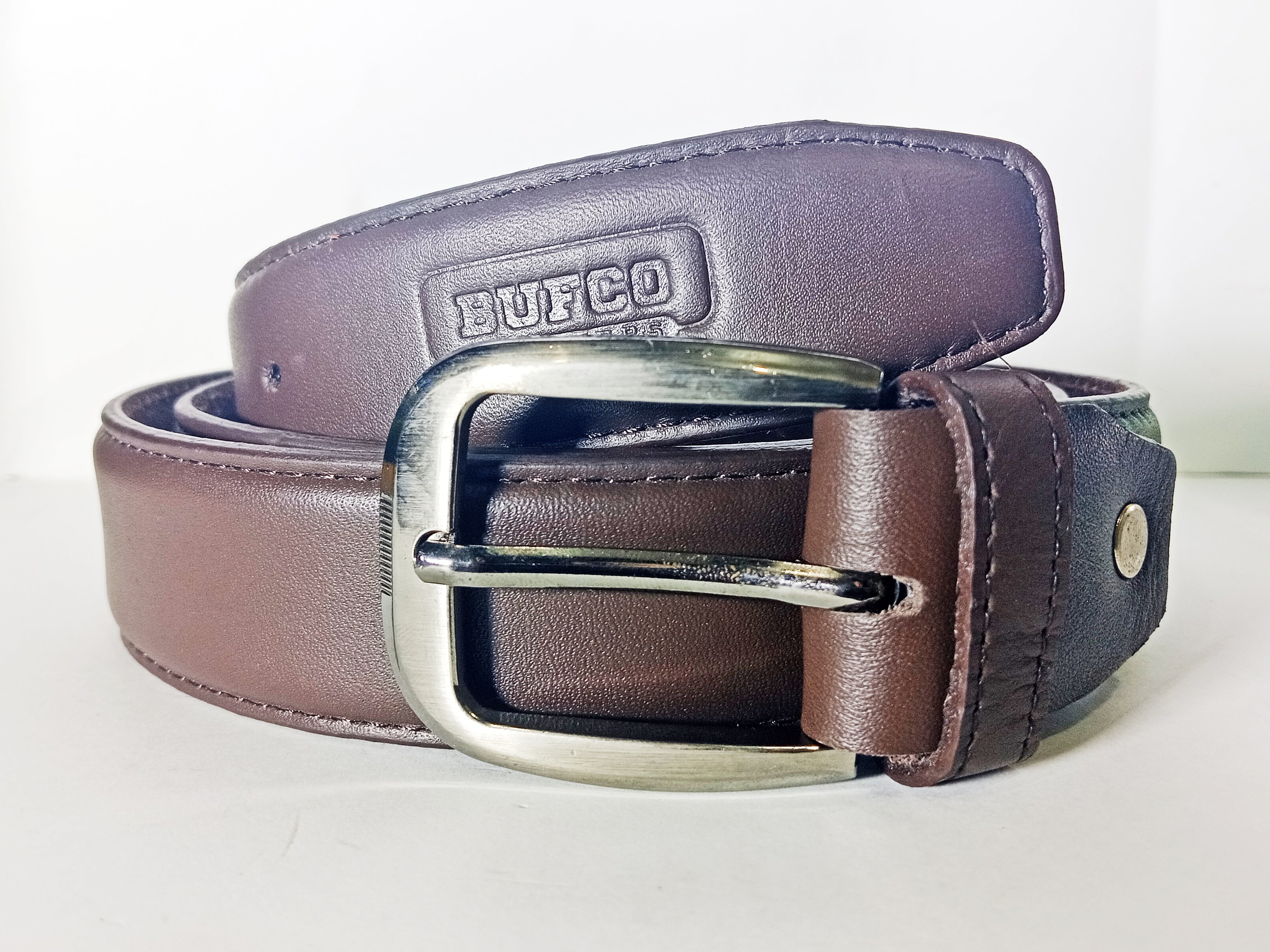Tan Man Oakwood - Rich Brown Leather Belt