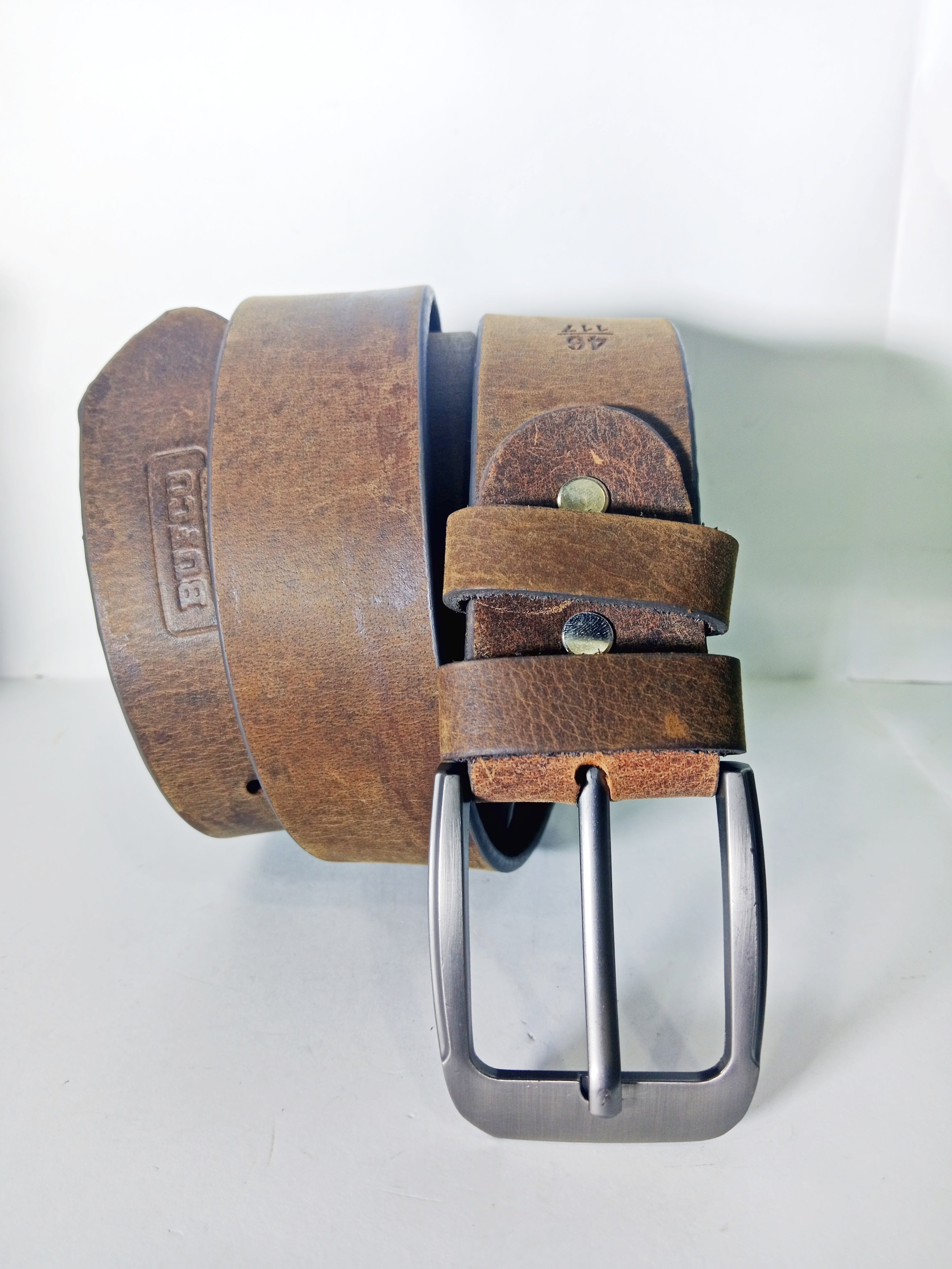 Frontier Legacy - Authentic Brown Cowboy Belt
