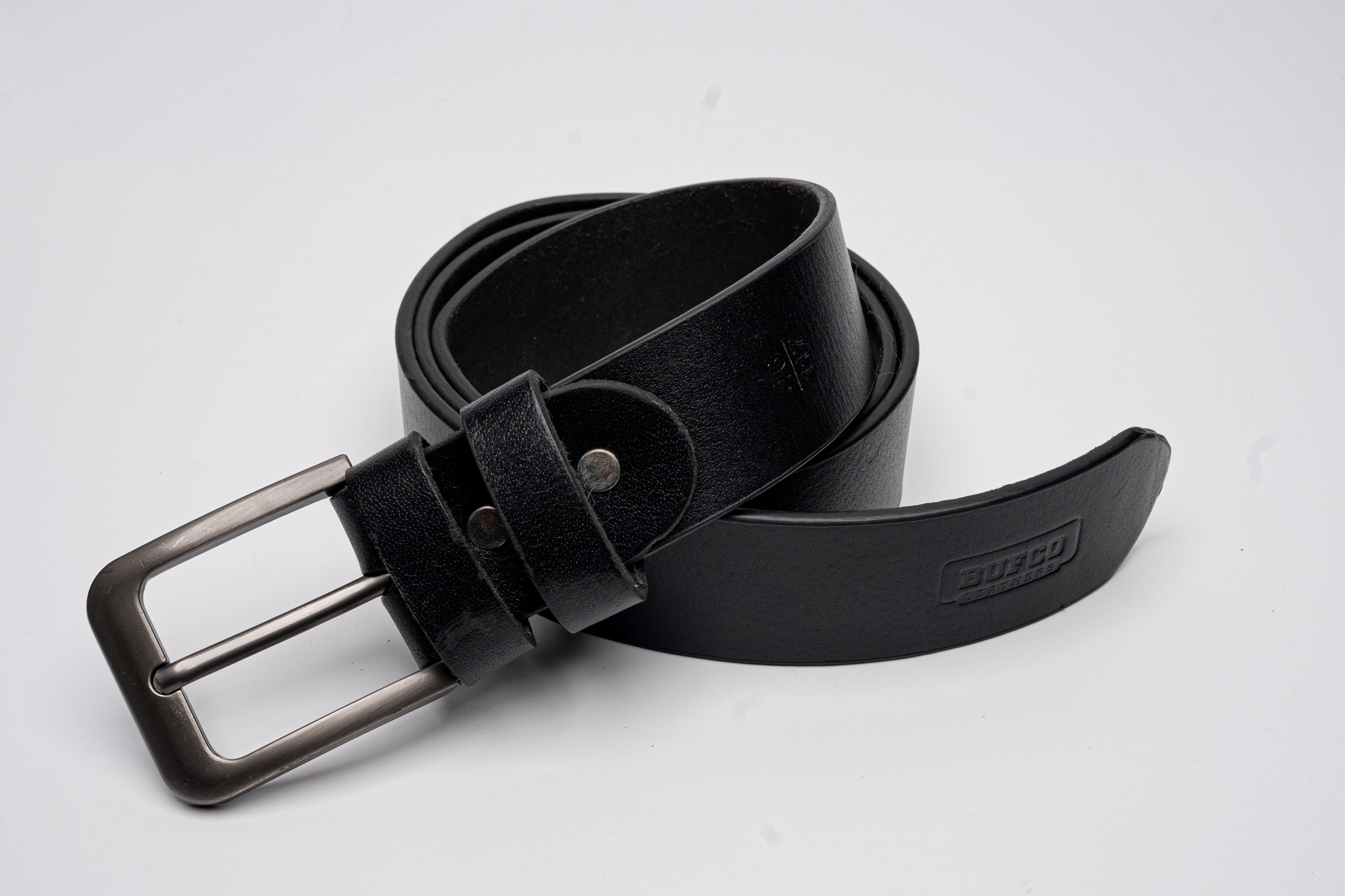 Ascent Prime - Sleek Black Leather Belt
