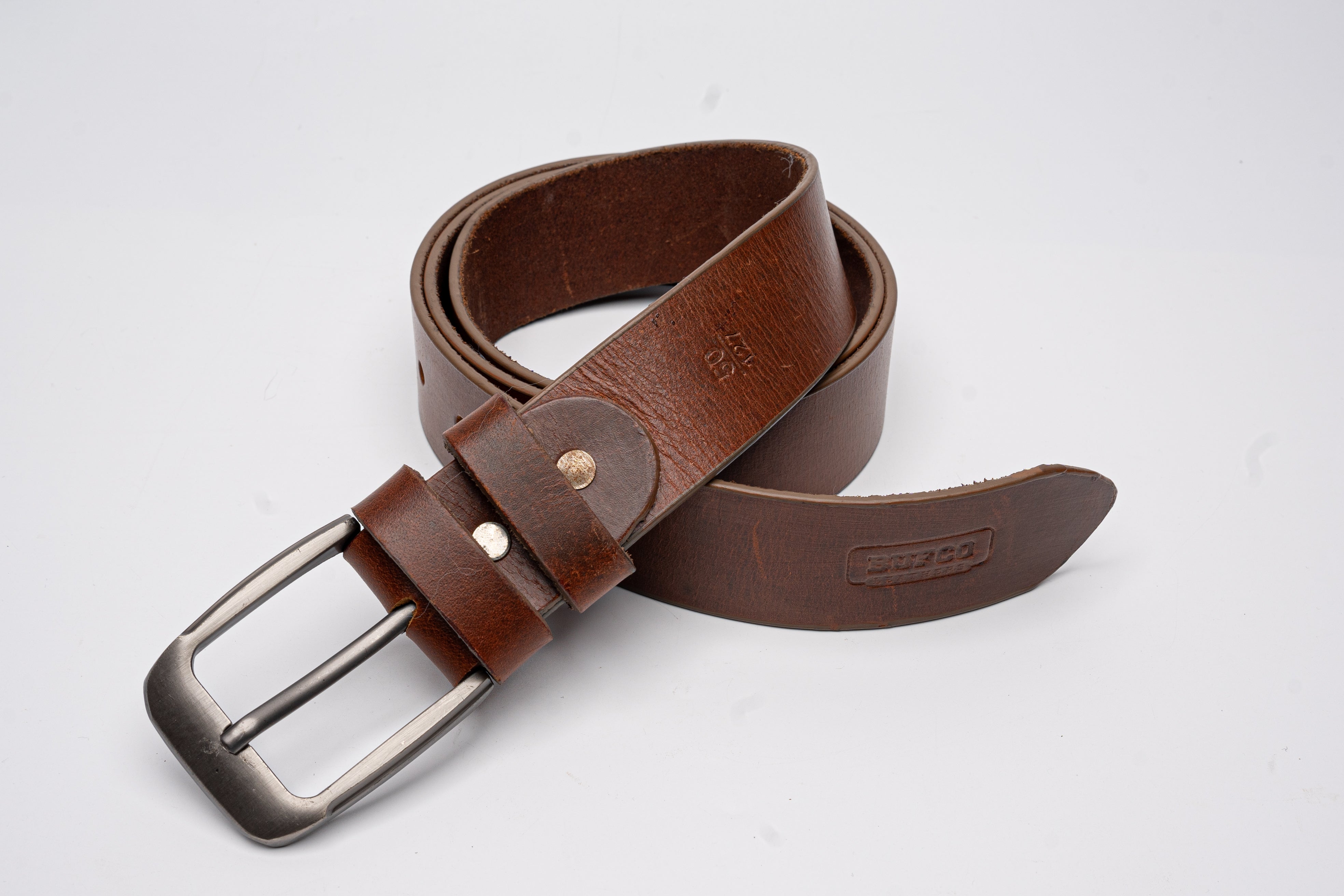 Canyon Trail - Light Brown Leather Belt