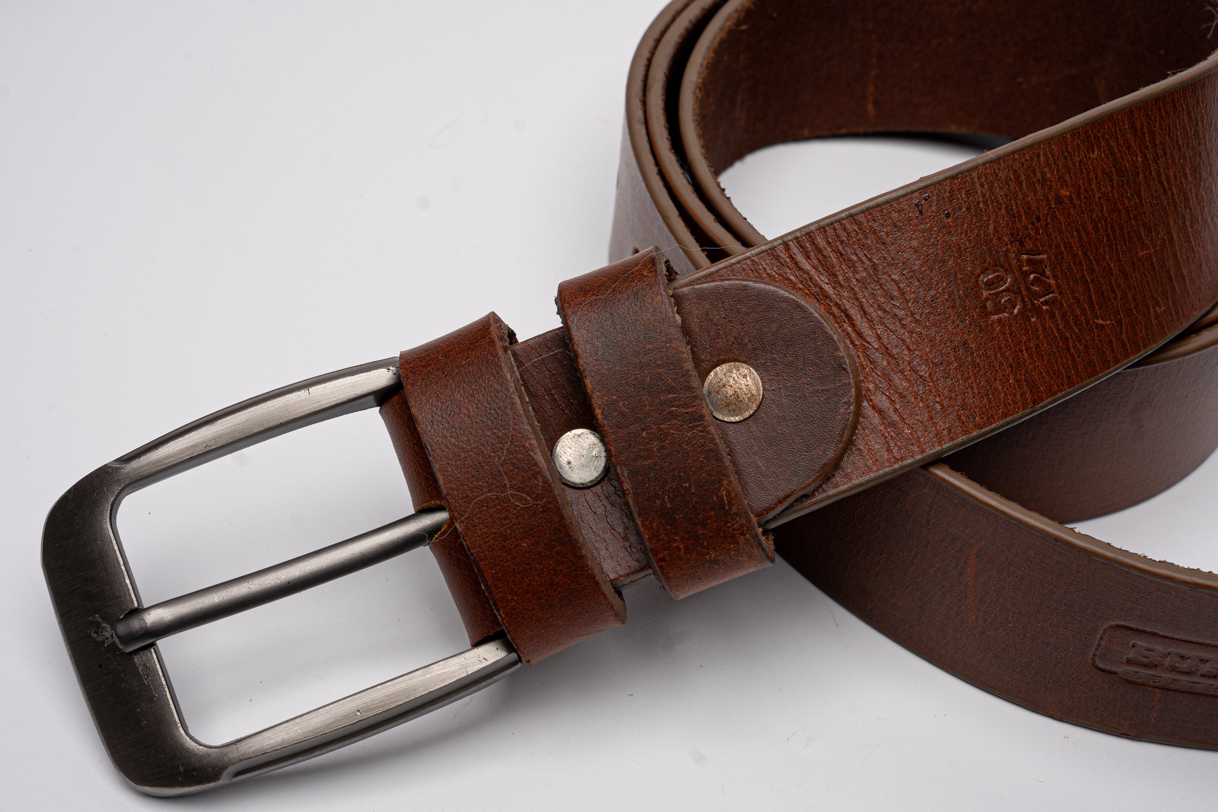 Canyon Trail - Light Brown Leather Belt