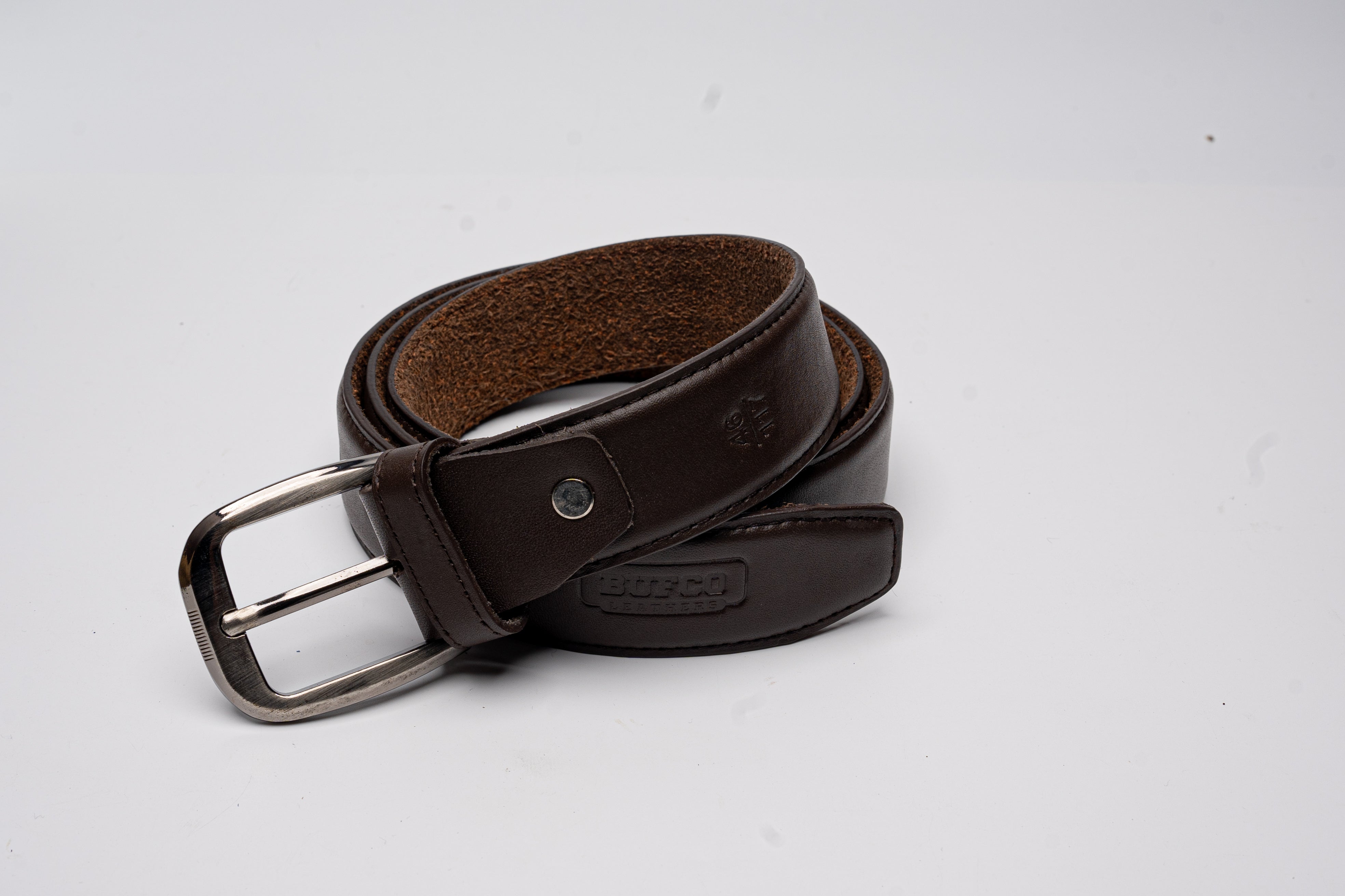 Tan Man Oakwood - Rich Brown Leather Belt