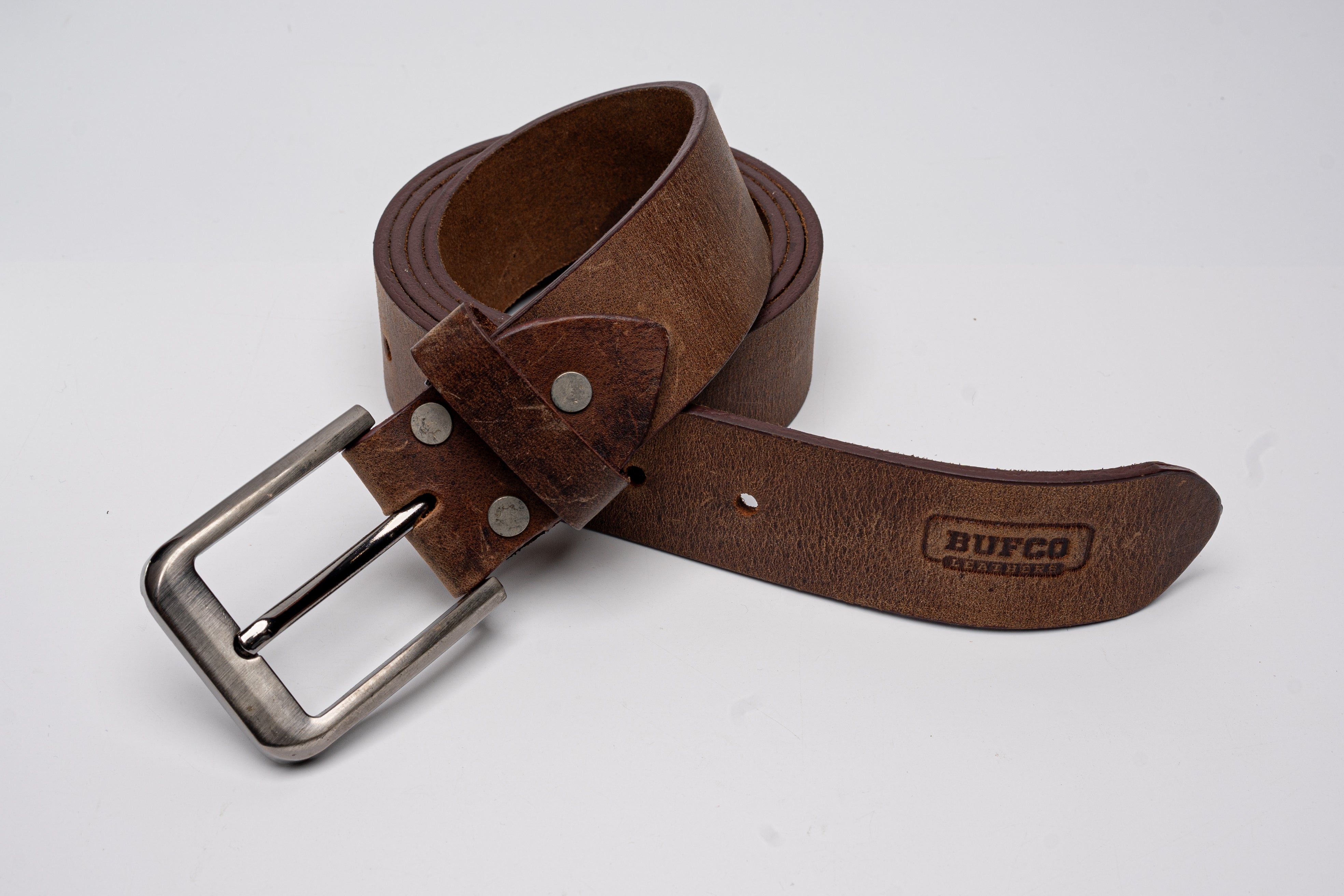 Frontier Legacy - Authentic Brown Cowboy Belt