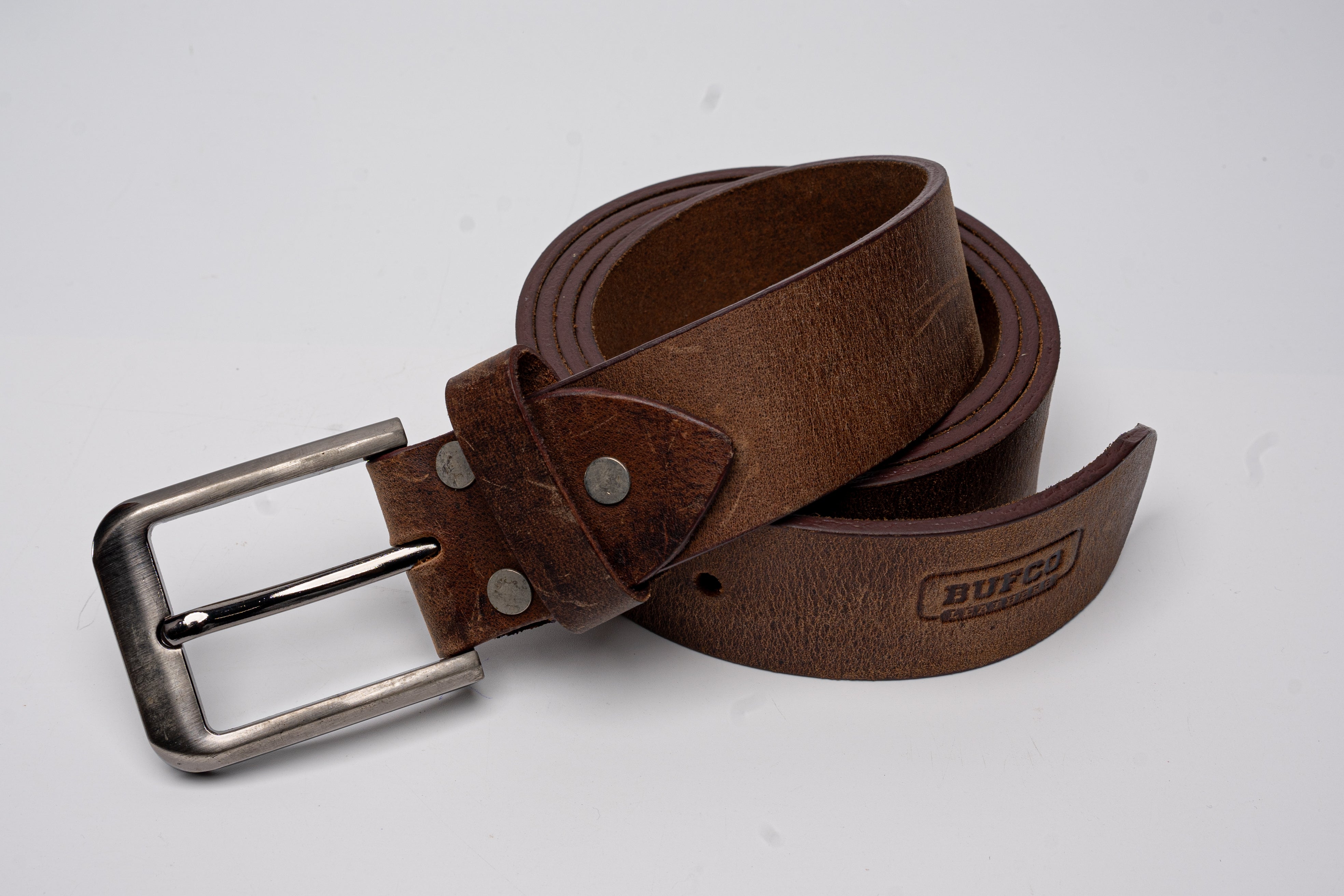 Frontier Legacy - Authentic Brown Cowboy Belt
