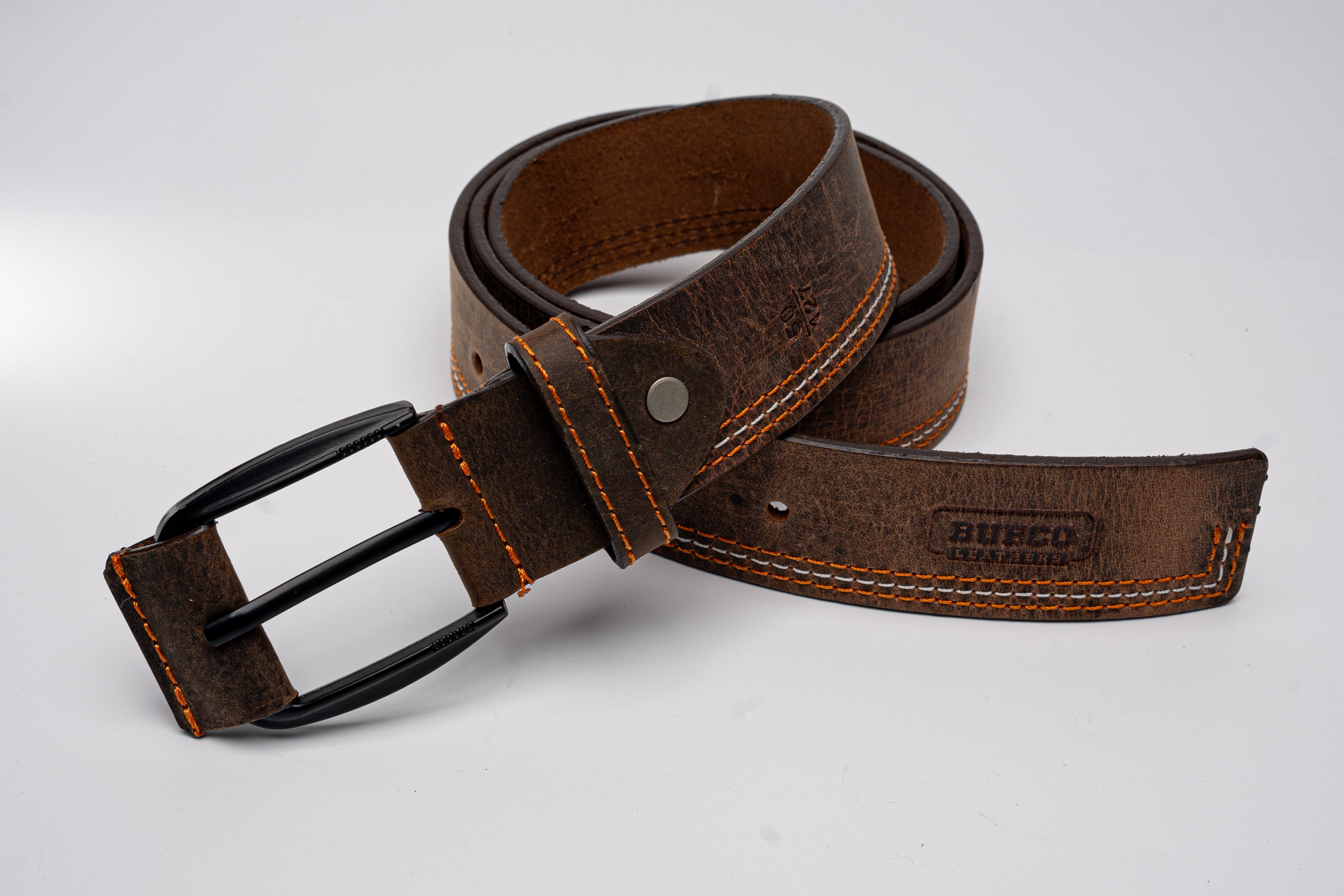 Elite Craftsman - Handcrafted Brown Sewing Belt