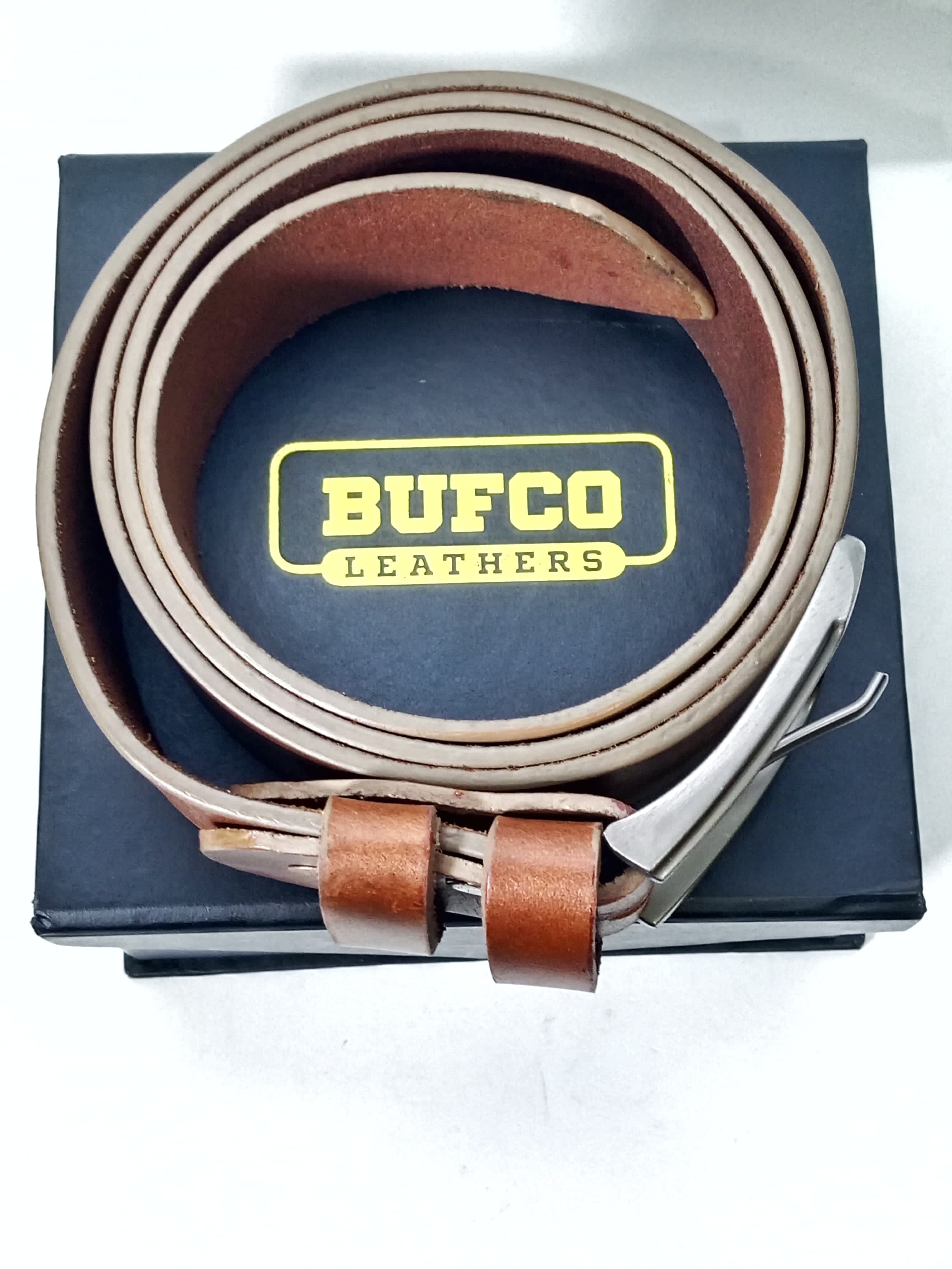 Canyon Trail - Light Brown Leather Belt