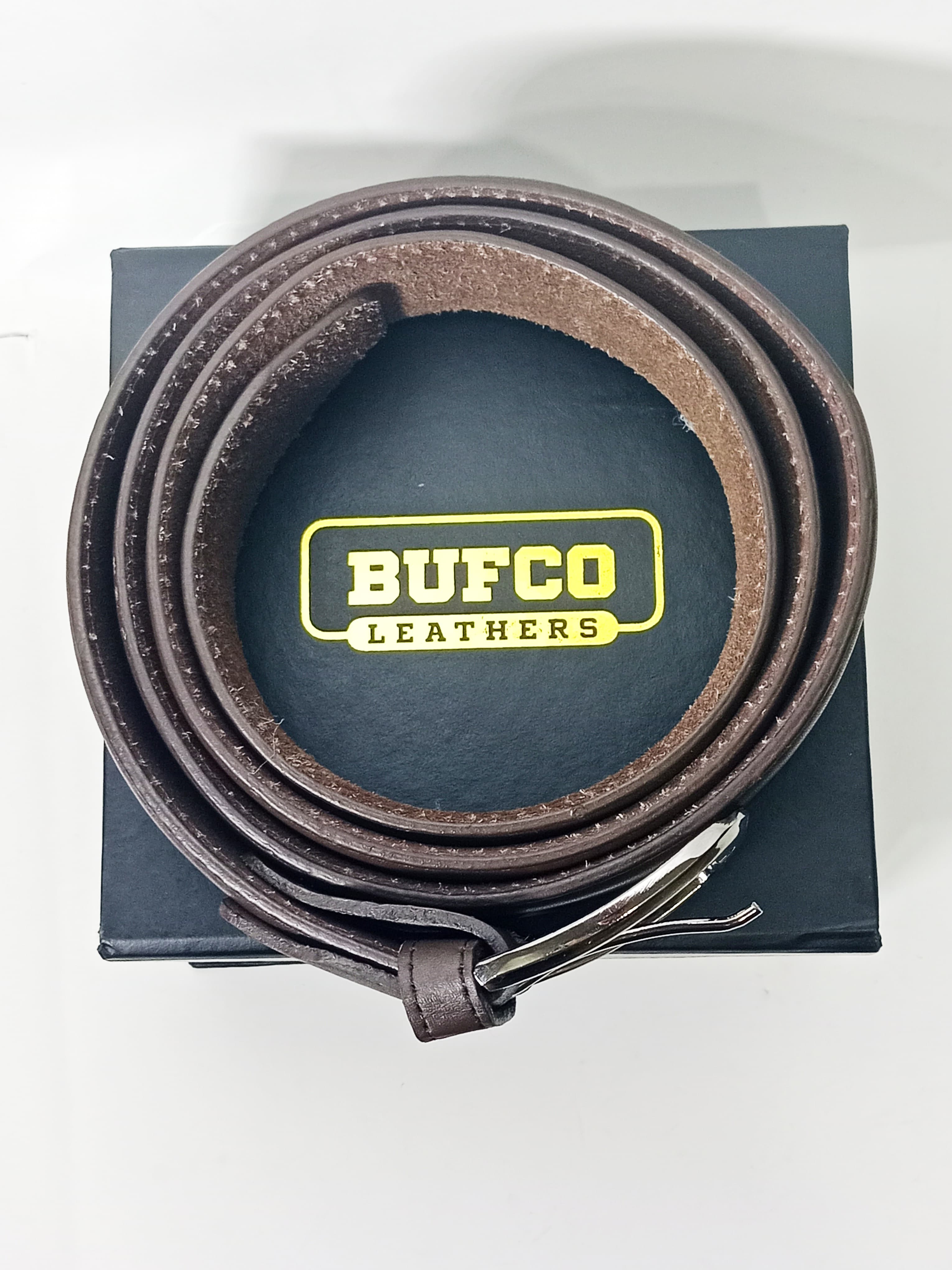 Tan Man Oakwood - Rich Brown Leather Belt