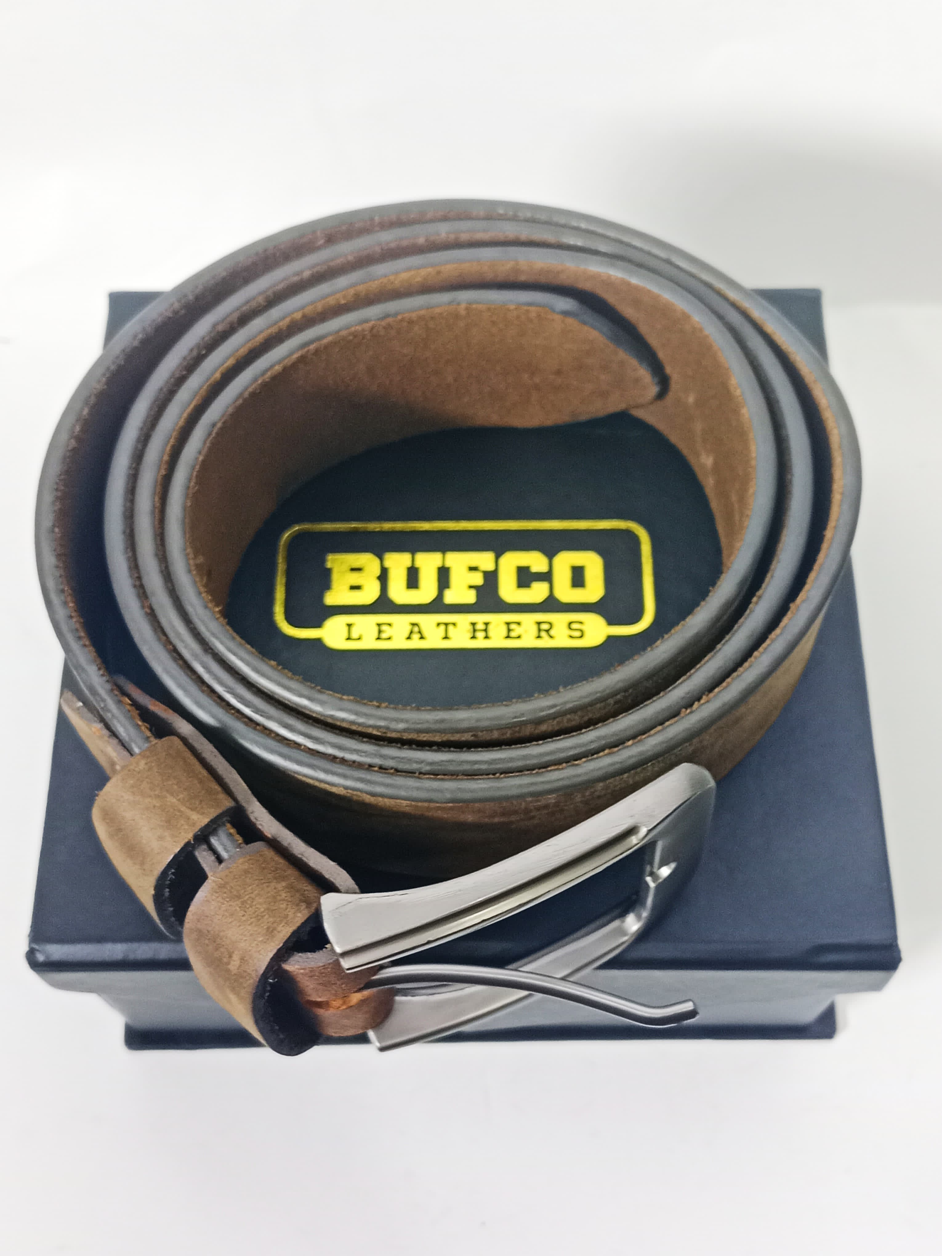 Frontier Legacy - Authentic Brown Cowboy Belt